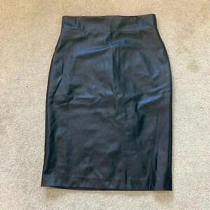 Paniz long faux leather skirt in size 6